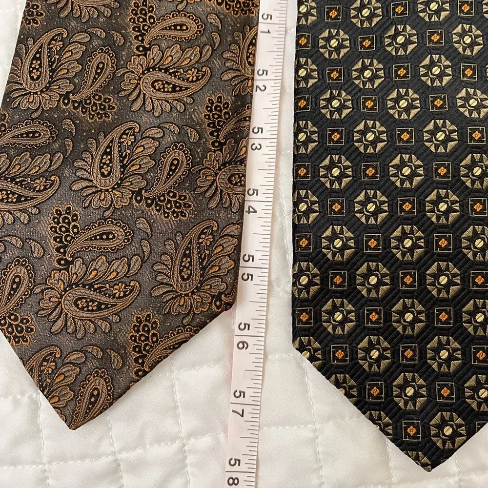 Robert Talbott Best Of Class Paisley and Geometric Patterned Ties 100% Silk